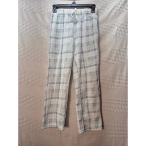 Harper & Ivy girls size medium white plaid soft pajama pants drawstring 7193 - Picture 1 of 8