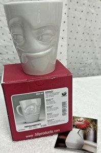 Fiftyeight Merry Faces Cup New/Boxed Mug with Handle Made of Porcelain 58 - Picture 1 of 4