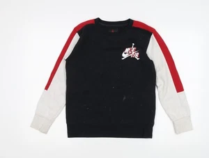 Jordan Boys Black M Pullover Sweatshirt with Logo - Picture 1 of 12