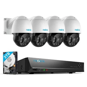 Reolink 4K Überwachungskamera Aussen Set PTZ PoE Farbnachtsicht 8CH PoE NVR 2TB - Afbeelding 1 van 14