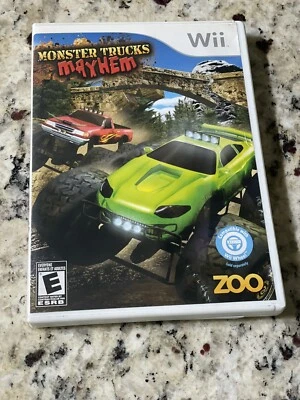 Nintendo Wii Monster Trucks Mayhem CIB Complete w/ Manual TESTED & WORKS - Image 1 of 4