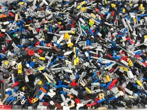 Lotto 200+ piccoli pezzi Lego Technic: connettori perni assi braccio di sollevamento aste boccola - Foto 1 di 4