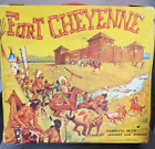Vtg Fort Cheyenne By Ideal Folding Play Set With Figures