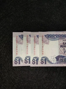 GT 3919899/3919900 MALAYSIA 1 Ringgit Jaffar 40pcs Rinning UNC - Picture 1 of 5