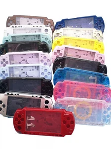 For Sony PSP 2000 PSP2000 Full Housing Shell Case Cover & Buttons Kit Clear Pink - Picture 1 of 4