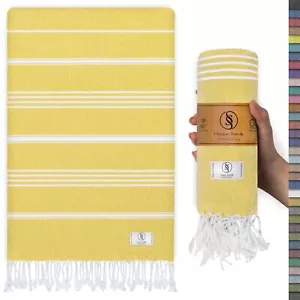 Towels Turkish Beach Towels - Absorbent Soft Quick Dry Sand Free Cute Towel -... - Picture 1 of 6