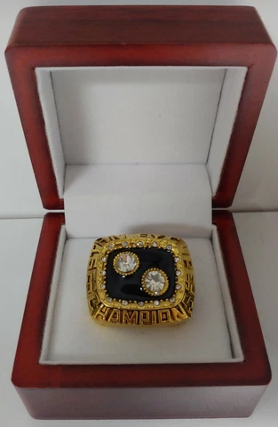 Bryan Trottier - 1992 Pittsburgh Penguins Stanley Cup Hockey Ring WITH Wood Box Cover