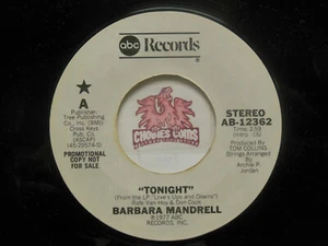 Promo! Barbara Mandrell – Tonight / Same, 45 RPM VG (OD) - Picture 1 of 2