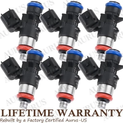 6 OEM BOSCH Fuel Injectors for 2012 13 14 2015-2019 Jeep Wrangler 3.6L 028015823 - Image 1 of 4