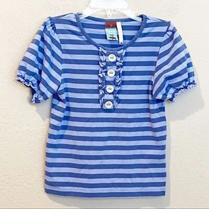 Matilda Jane Character Counts Charmer Tee Purple Blue size Toddler 4 - Picture 1 of 4