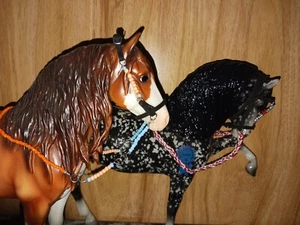 Breyer horse custom two bead bridles  - Picture 1 of 8