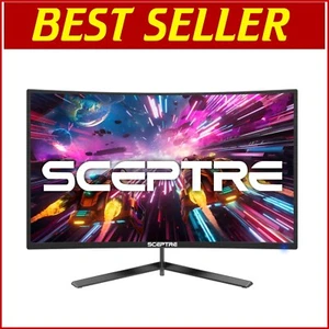 Immersive 24-Inch Curved Monitor with 165Hz Refresh Rate & FreeSync Technology - Picture 1 of 11