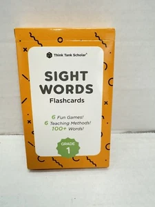 1st Grade Sight Words Flash Cards Think Tank Scholar 100+ Words - Picture 1 of 6