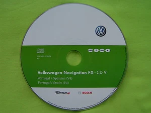 CD NAVIGATION FX SPAIN PORTUGAL 2012 V4 VW RNS 310 TIGUAN GOLF 6 PASSAT TOURAN - Bild 1 von 1