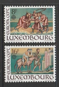 LUXEMBOURG - 1983 EUROPA complete set of 2 MNH - Religious Miniatures ART. - Picture 1 of 1