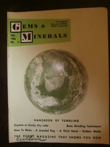 GEMS & MINERALS February 1966 - Picture 1 of 1
