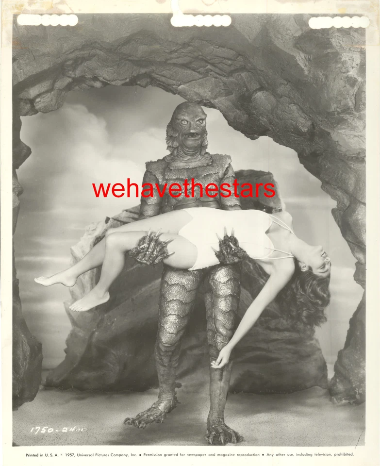 CRIATURA VINTAGE DA LAGOA NEGRA Retrato Publicitário Julie Adams '57RR - Imagem 1 de 1