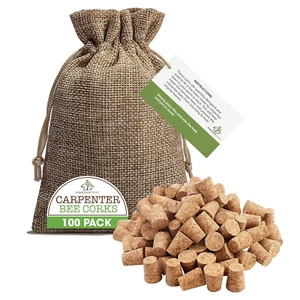 Carpenter Bee Corks - 100 Pack - Picture 1 of 6