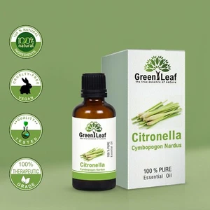 Cintronella Essential Oil 100% Pure Natural. Aromatherapy. 20ml,50ml, 100ml - Picture 1 of 1