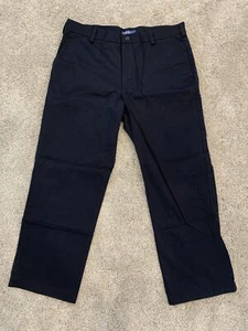 American Chino Black Pants Straight Fit 36x30 - Picture 1 of 2