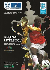 ARSENAL V LIVERPOOL ~ FA CUP FINAL 2001 ~ TOP ZUSTAND PROGRAMM - Bild 1 von 1