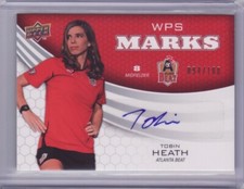 2010 Upper Deck MLS WPS Marks Autograph #TH Tobin Heath 094/100 RC Auto Flat S/H