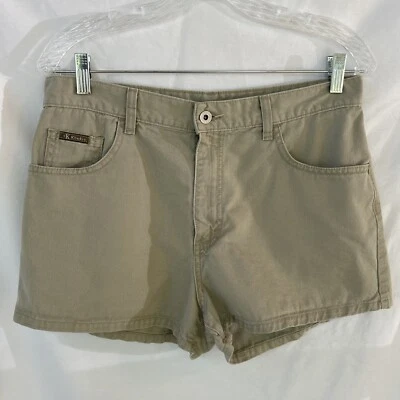 Vintage Calvin Klein Shorts Size 11 Khaki Pockets USA Made Gorpcore Grunge - Image 1 of 4