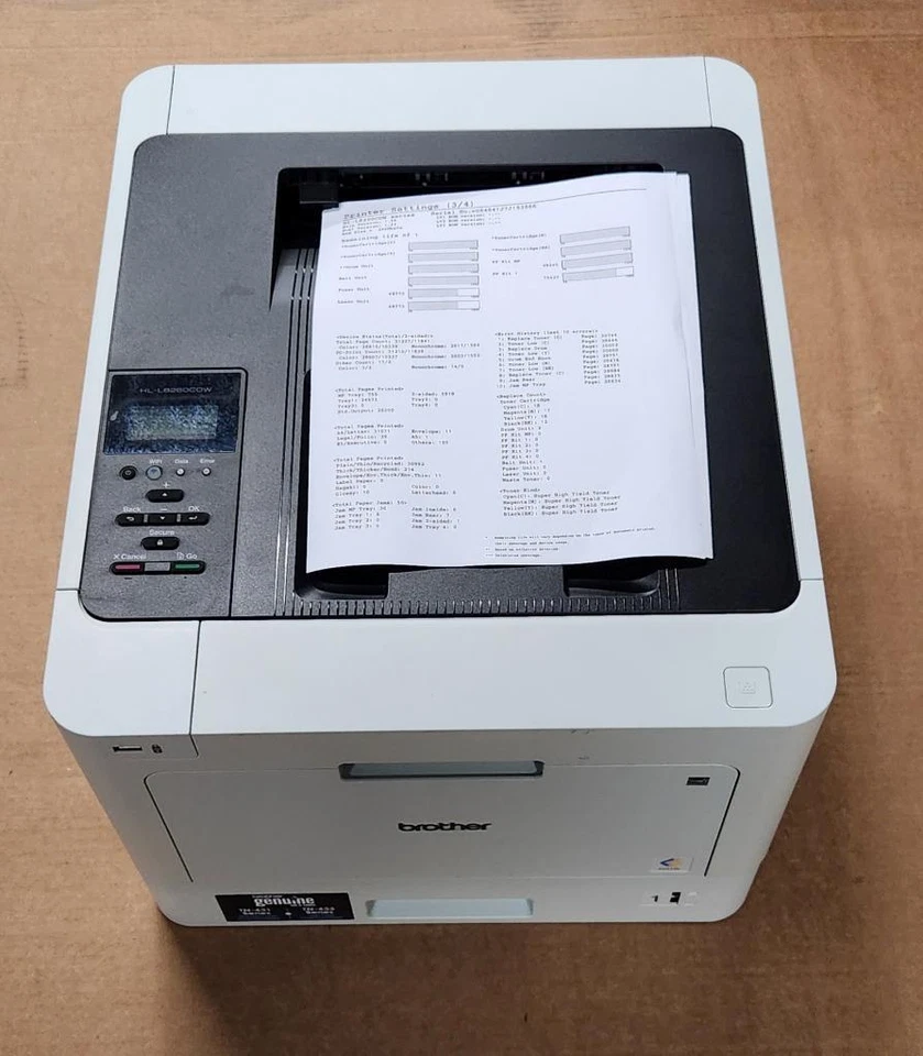 Brother HL-L8260CDW Color Laser Workgroup Printer w DRUM/TONER - Image 1 of 1