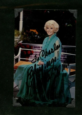 Autographed 4 x 6 Photo Norma Zimmer Vocalist Lawrence Welk's "Champagne Lady Cover