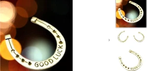 Exquisito 4.5" Latón Buena Suerte Zapato Caballo Naal Decoración del Hogar Colgante de Pared Navidad - Imagen 1 de 6