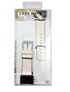 Genuine Edged Watch Strap Band for Apple Watch 38mm Pink  - Picture 1 of 4