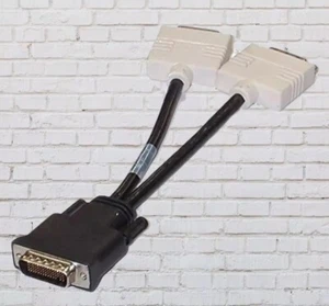 Dell H9361 Single DMS-59 to Dual DVI Splitter Y Cable - Afbeelding 1 van 3