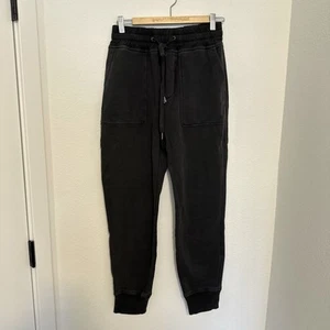 James Perse Jogger Pants Solid Black Elastic Waist Size 3, Medium Women's - Picture 1 of 8