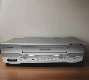 Emerson EWV603 VCR VHS Player 4Head Hi-Fi TESTED No Remote WORKS - Picture 1 of 8