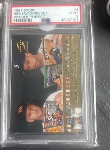 1997 Score Pitcher Perfect Ripken/Rodriguez PSA 9 - Picture 1 of 2