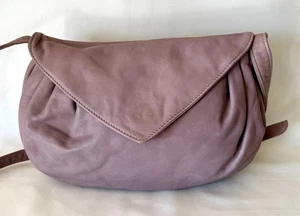 Vintage Peter Libaire Schultertasche Dusty Lila Flieder Weiches Leder - Bild 1 von 4