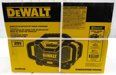 DeWalt 20V MAX DCR025 Corded or Cordless Jobsite Bluetooth Radio Charger Bare - Image 1 of 4