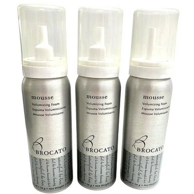 SET of 3 BROCATO mousse Volumizing Foam NEW 2 oz / 60 mL travel - Image 1 of 4
