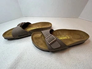 Birkenstock Madrid Big Buckle Pantolette Sandale Schwarz Größe 37 EU 6-6,5US Ohne Karton - Bild 1 von 11