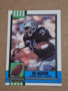 1990 BO JACKSON TOPPS NFL CARD #285 LA RAIDERS AUBURN TIGERS KC ROYALS HEISMAN - Picture 1 of 2