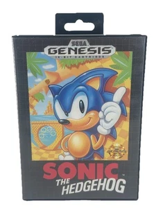 Sonic the Hedgehog 1 (Sega Genesis, 1991) Authentic Game With Manual Ships Free - Picture 1 of 7