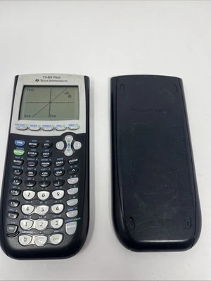 Black Texas Instruments TI-84 Plus WORKS HAS DEFECT Black Spot ￼WORKS W Case - Image 1 of 4