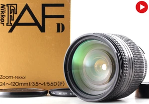 Vídeo [COMO NUEVO en Caja] Lente Zoom Nikon AF Nikkor 24-120mm f/3.5-5.6 D de JAPÓN - Imagen 1 de 9