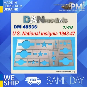 Dan Models 48536 1/48 Stencil for applying ammunition for US airmen 1943-47 WW2 - Picture 1 of 3