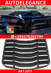 ART.3317 Abertura De Ventana Trasera – Negro Mate FORD MUSTANG 15-25 FASTBACK - Imagen 1 de 9