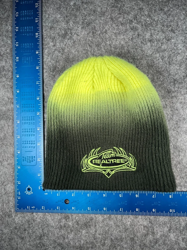 Gorro Team Realtree Toque Adulto Talla Única Amarillo Verde Ombre Tejido 100% Acrílico Foto 1 de 4