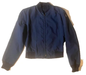 Giacca cadetto USAF vintage 1975 uniforme aeronautica 40 Brill Bros. Navy zip bombardiere 1979 - Foto 1 di 9