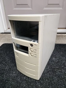 Vintage Baby AT Computer Tower Case Beige Unbranded - Picture 1 of 17