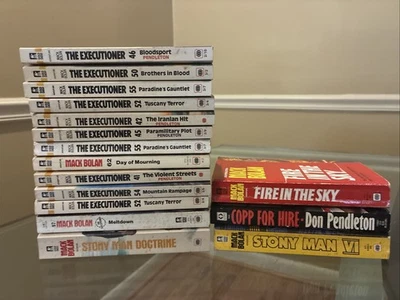 16 Mack Bolan Executioner Book Set - Don Pendleton Excellent & Clean Stony Man - Image 1 of 4