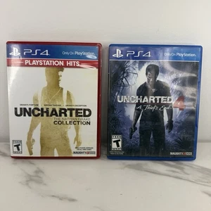 PS4 Uncharted 1 2 3 Sammlung 4 Play Station 4 PS4 Lot Konvolut Spiele 1-4 GETESTET - Bild 1 von 4
